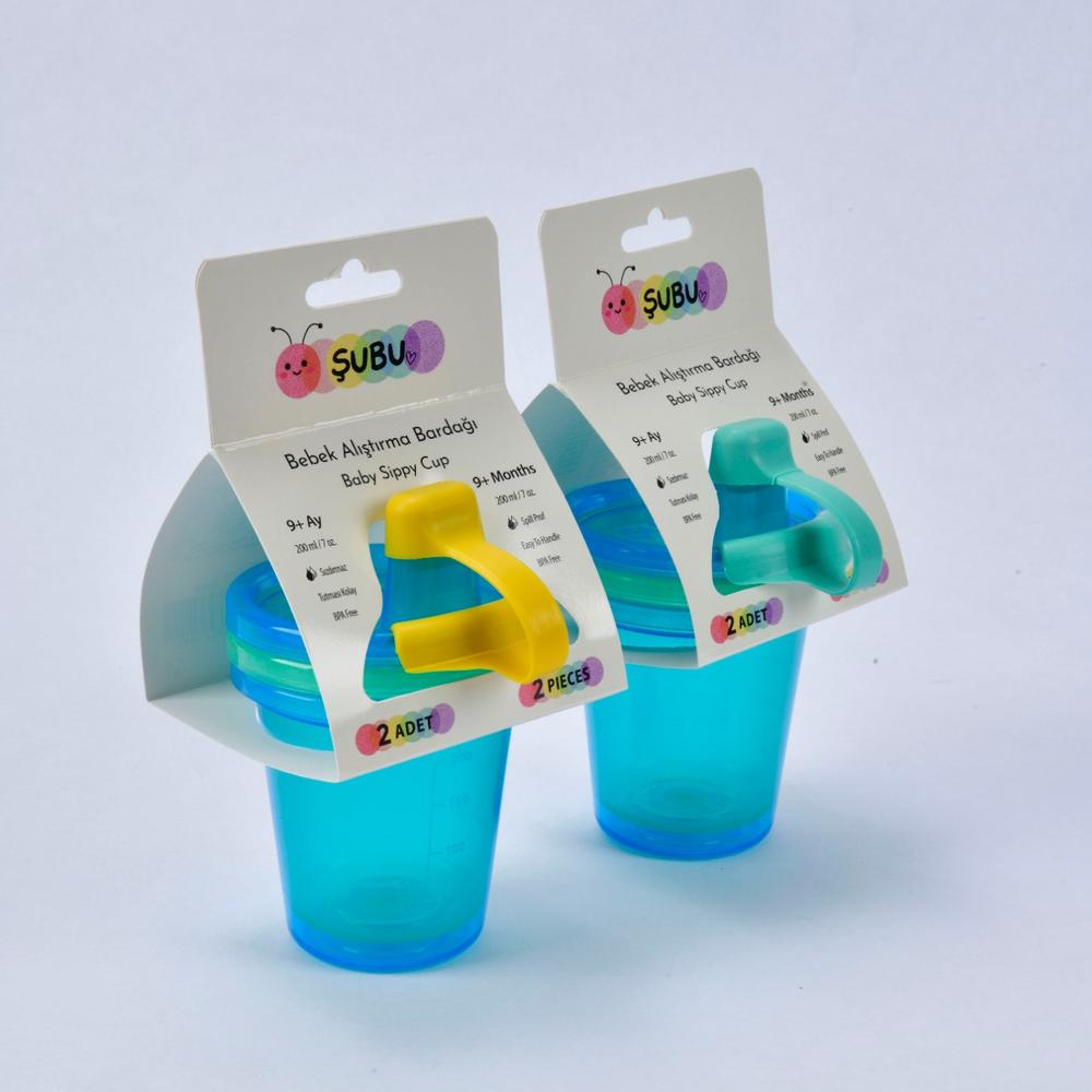 2li Mavi & Yeşil Set - Taşıma Kapaklı